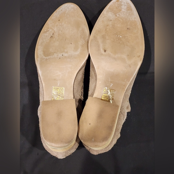 JEFFREY CAMPBELL | Taggart Suede Cut Out Booties | Taupe | Size 7 - Picture 7 of 8